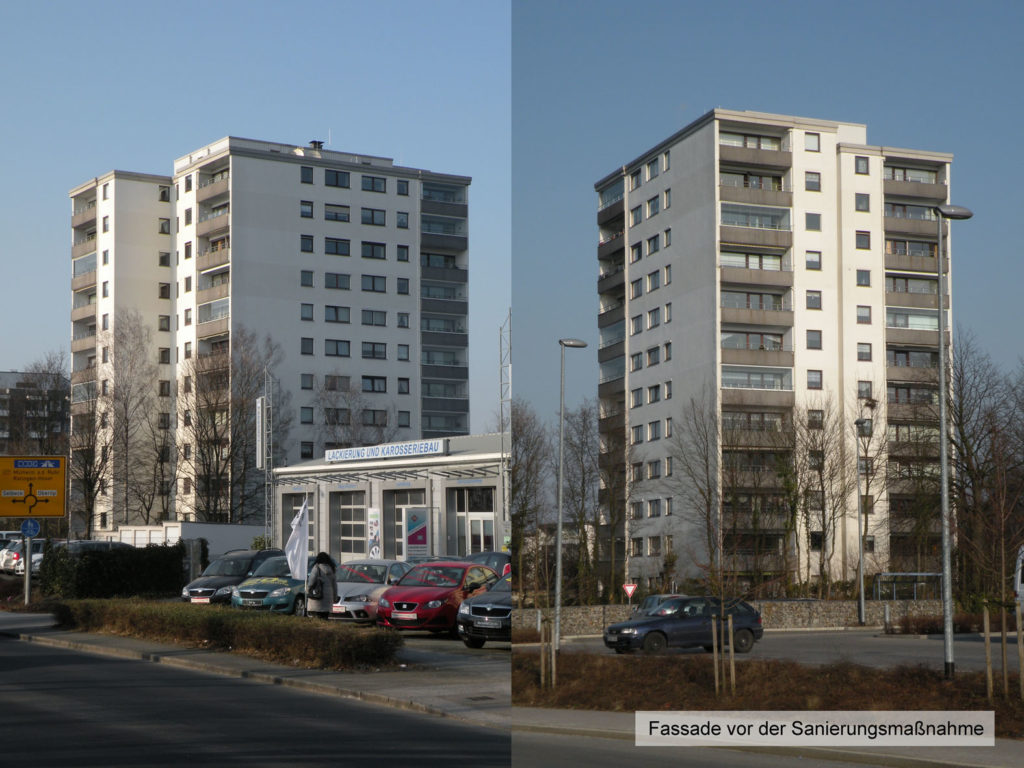 Fassadensanierung Hochhaus 2