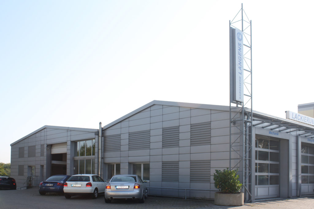 Fassadenerneuerung ŠKODA Werkstatt 1